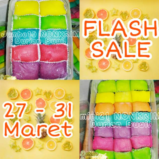 

FLASH SALE Pancake Non Cream Isi Ucok Durian Tanpa Krim Full Durian Medan Manis Pahit Legit Lumer