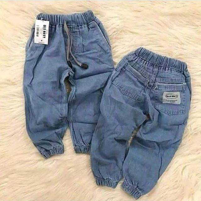 Celana Jogger anak bahan jeans/celana jeans anak model jogger/celana Jogger jeans anak/celana jeans 