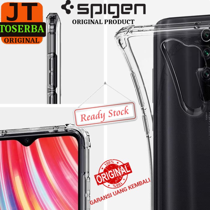 CASE SPIGEN ORIGINAL XIAOMI REDMI NOTE 8 PRO CASING SPIGEN ANTI CRACK ANTI SHOCK CLEAR CASE