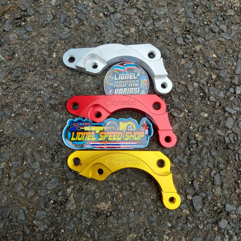 breket kaliper 2p brembo cakram 200 mm mio j mio soul sporty Gold