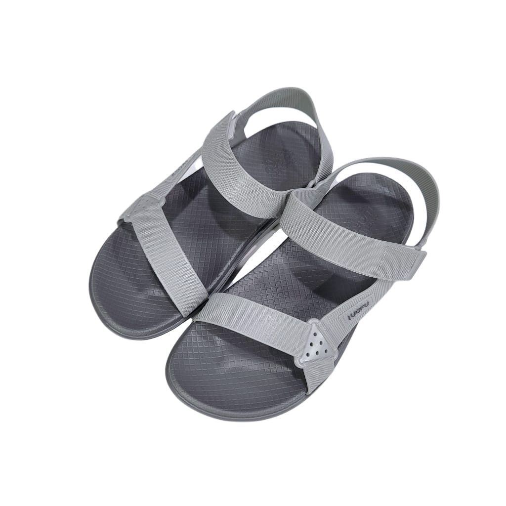 LUOFU ORIGINAL jelly sandal karet empuk murah pria sendal tali cowok import E6221GN2KB