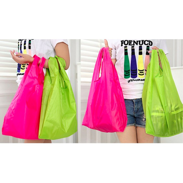 Bagcu Baggu Shoping Bag Tas Belanja Modis Tas Travel Lipat Portable Jinjing Foldable