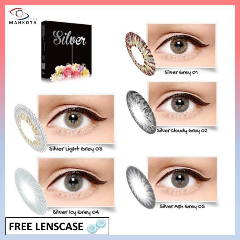 SOFTLENS ICE SILVER MINUS (-3.25 s/d -6.00) By EXOTICON / 15MM / Softlen Soflen Soflens