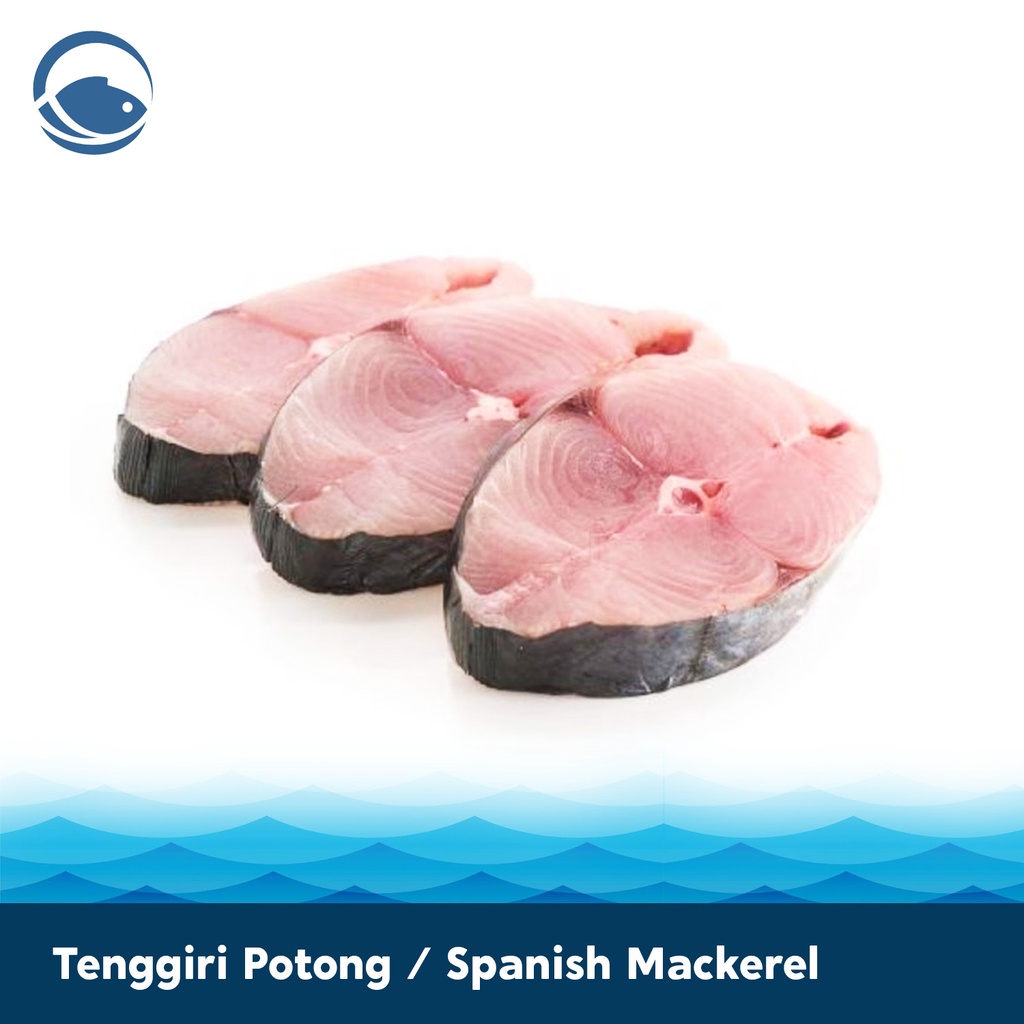 

Ikan Tenggiri Potong Spanish Mackerel Steak Wild Caught Fish Premium