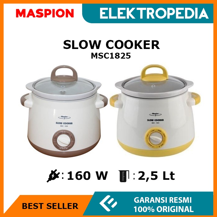 Jual SALE! Maspion Slow Cooker Peralatan Masak Makanan Bayi Mpasi 2.5