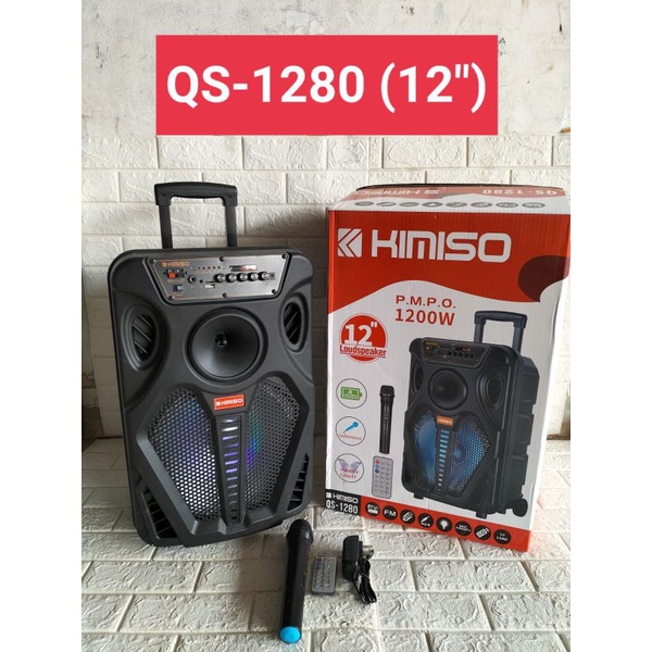 KIMISO QS1280 speaker meeting portable bluetooth 12 inch