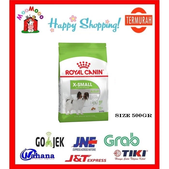 Makanan Anjing  Small Dewasa Royal Canin X-Small Adult 500gr / Dog Food