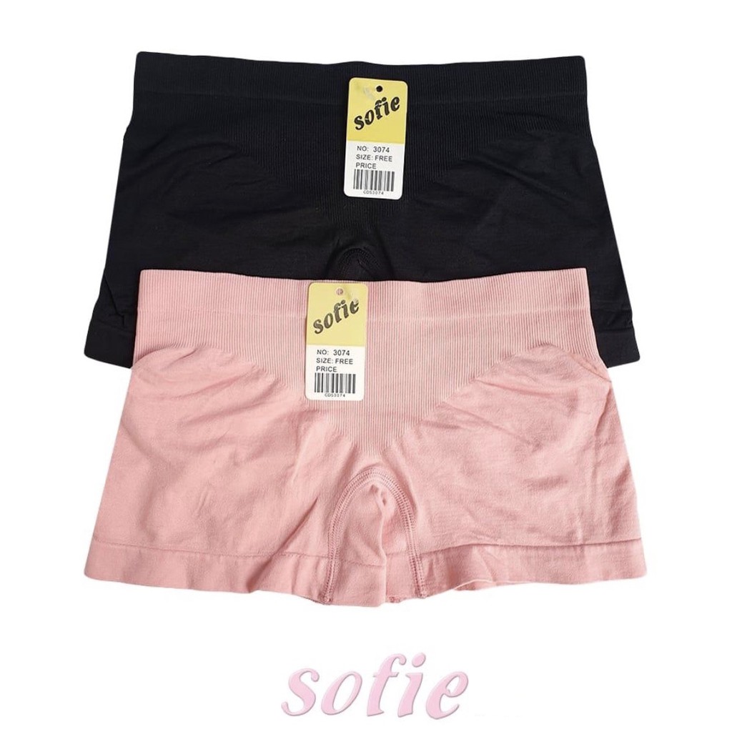 CD BOXER SHORT WANITA RAJUT SOFIE 3092 ; 3074 CELANA DALAM STRECH PREMIUM