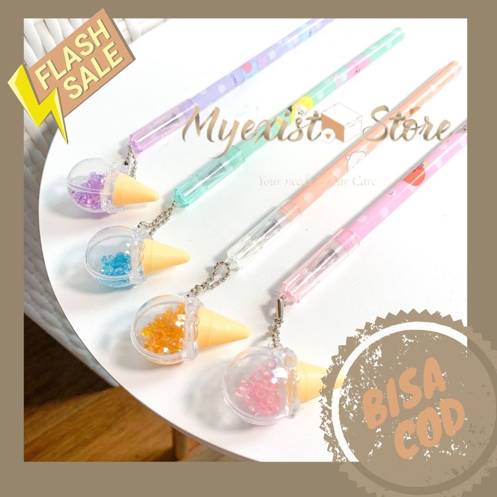 

Pulpen gantungan eskrim kristal BT21 ARMY BANGTAN BOYS KPOP WARNA PASTEL GLITTER VIRAL banyak dicari Recomended Alat Tulis Kantor perlengkapan sekolah kado unik lucu super gemes murah grosir ready jakarta bisa cod Harga bersahabat Produk Berkualitas IVN51