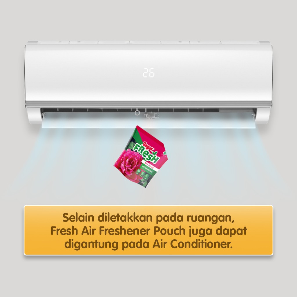 Bagus FRESH Air Freshener Pouch 50g Summer Orange Pewangi Pengharum Ruangan W-21523