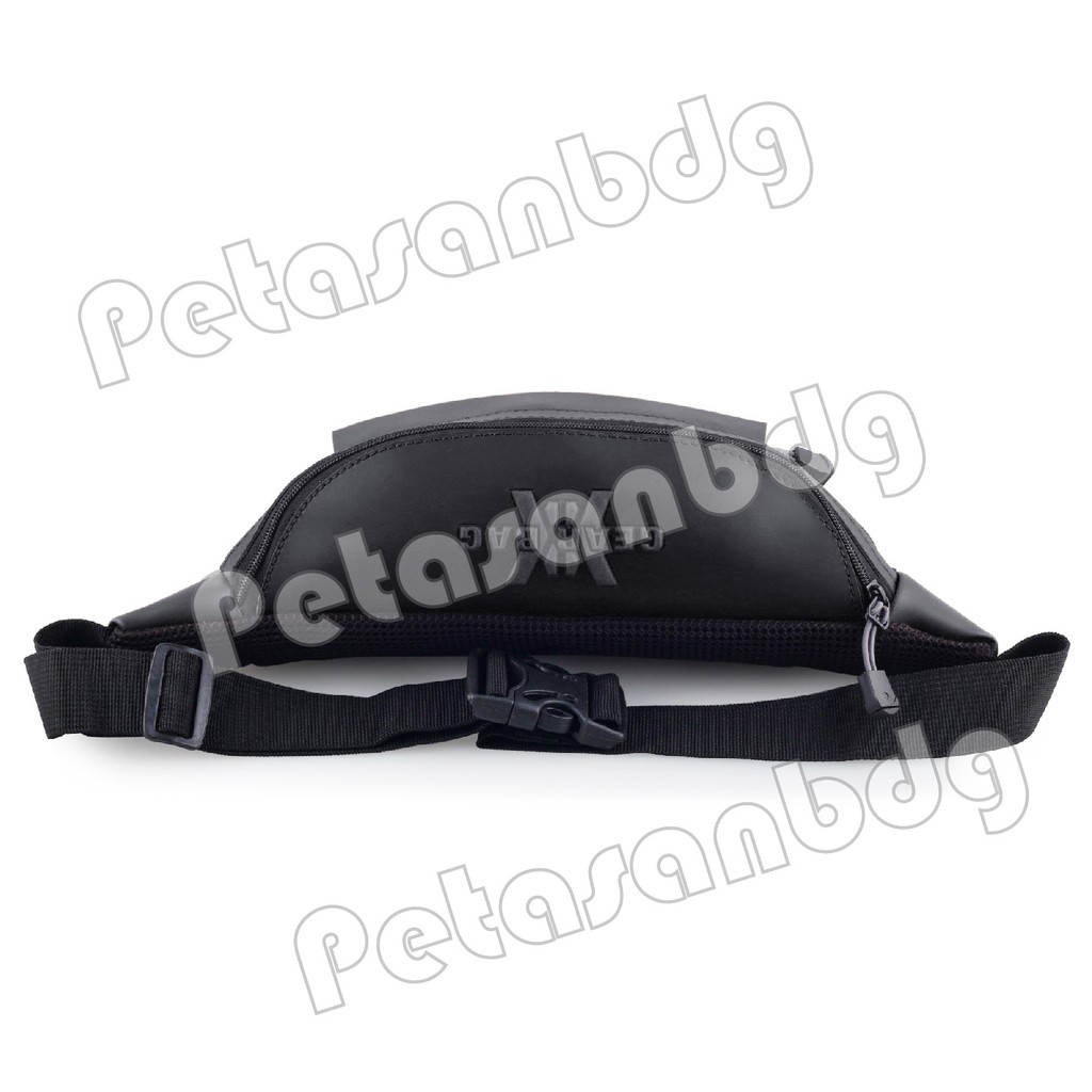 PTS -Tas Selempang Gear Bag X - Tawn WITH EARPHONE HOLE -13091 .PT Leather Waistbag