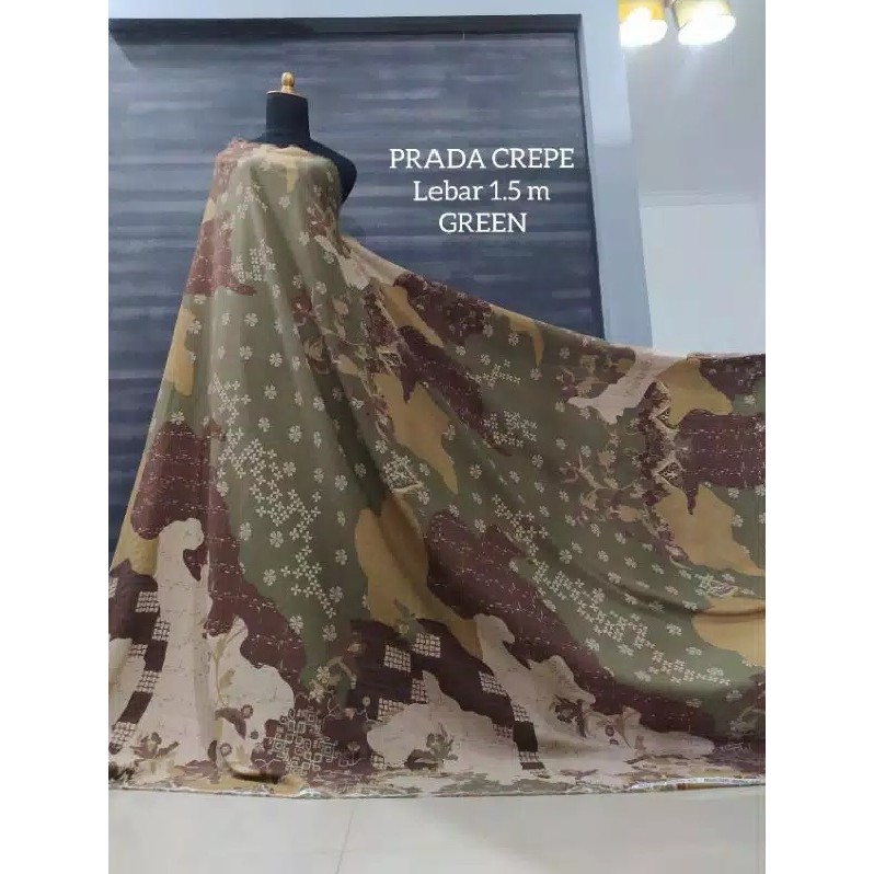 Bahan kain PRADA CREPE Kualitas Premium