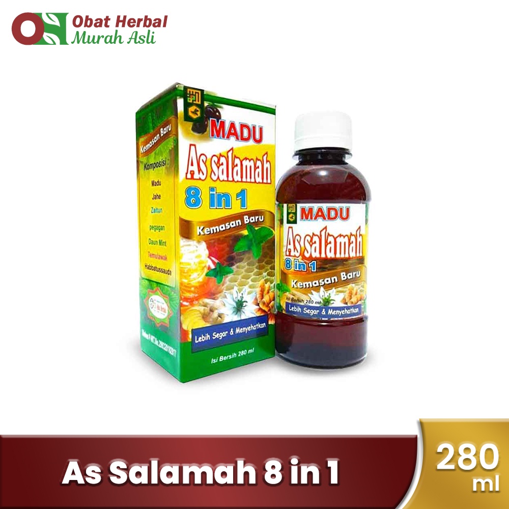 As Salamah 8 In 1 Madu Untuk Batuk dan Flu / Original