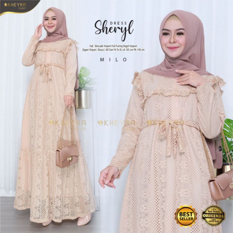 BRUKAT DRESS SHERYL DRESS BY KHEYRA HIJAB