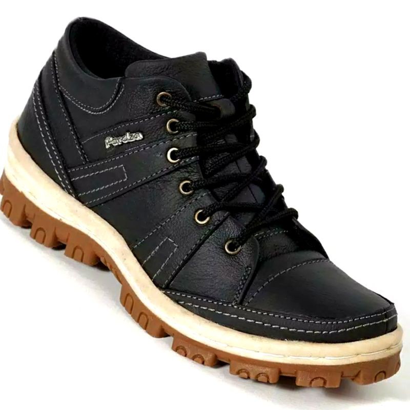 Sepatu Boot Pendek Pria Model casual Kulit Asli