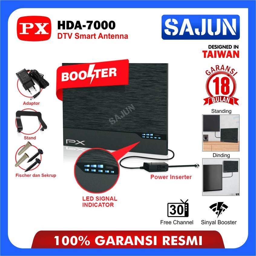 Antena TV PX HDA7000 Antena TV Digital Indoor HD Booster HDA-7000
