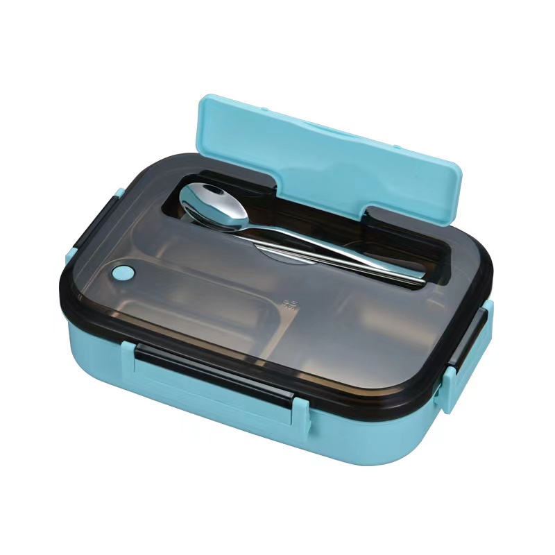 TEMPAT MAKAN Lunch Box Stainless + TAS Tahan Panas Dan Anti Tumpah + FREE SUMPIT &amp; SENDOK - YOSINOGAWA