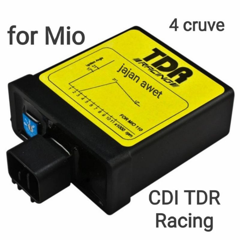 CDI racing 4 seting motor Mio - CDI TDR racing 4 cruve for Mio