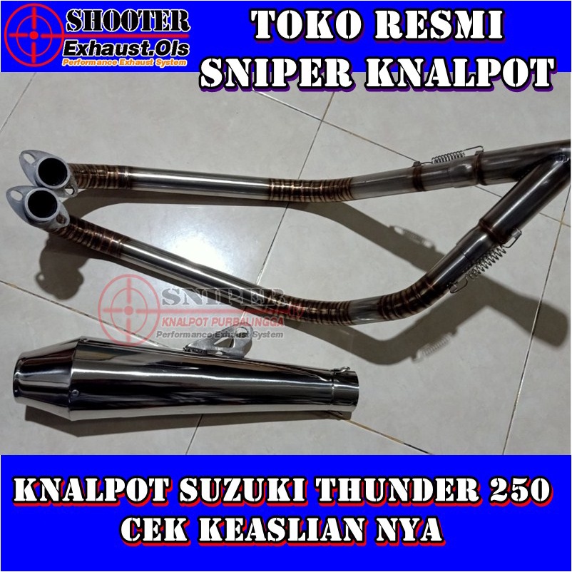 Knalpot suzuki thunder 250
