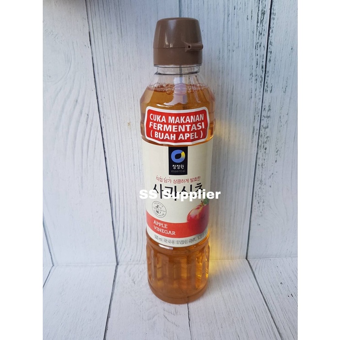 

TRADISIONALMINUMAN- CUKA APEL KOREA ( APPLE VINEGAR ) DAESANG 500 ML/ BEST SELLER ! -MINUMAN-