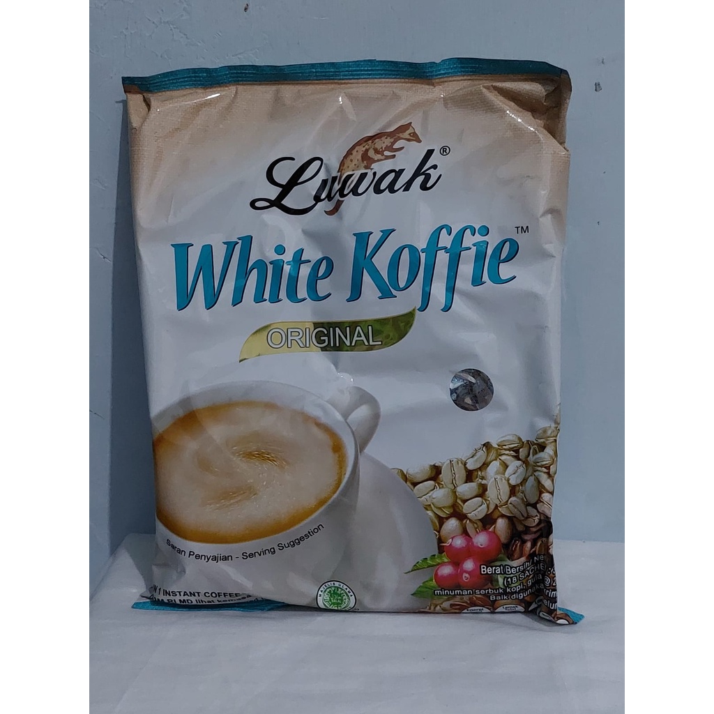

LUWAK WHITE COFFEE ORIGINAL ISI 18 PCS