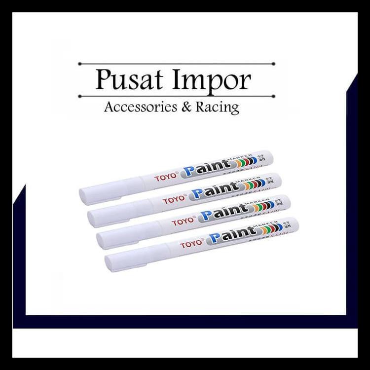 

SPIDOL BAN TOYO PUTIH - PAINT MARKER TOYO KUALITAS TERBAIK BERKUALITAS
