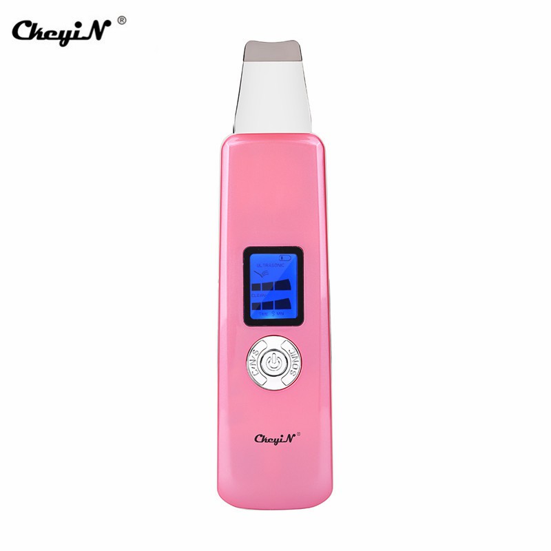 

CkeyiN Electric Ultrasonic Beauty Instrument Negative and Positive Ion EMS Micro-current Skin Cleaning Device MR206
