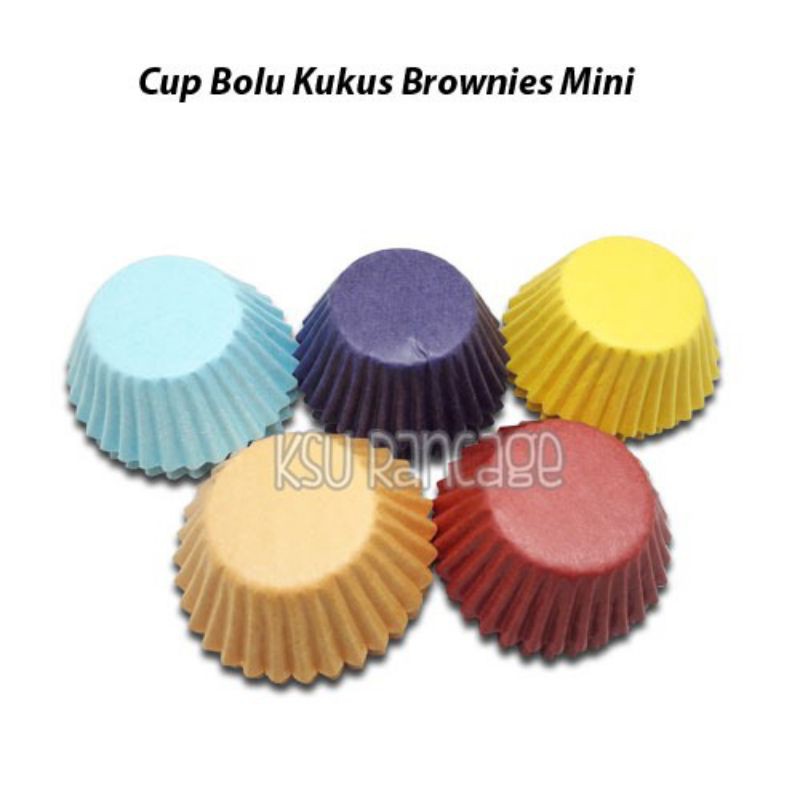 Cup Bolu Kukus Brownies Mini - 100 pcs