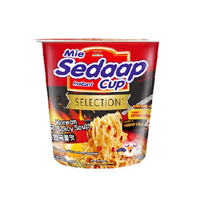 

Sedaap Cup Mie Instan Korean Spicy Soup 75 gr