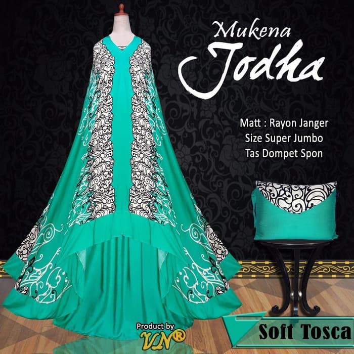 Diskon !!! Azurra Shop Mukena Motif Tatoo Jodha Super Jumbo Mekenah Dewasa Fashion Muslim Murah