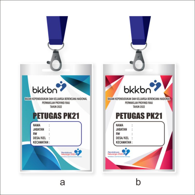 

Cetak Id Card B4 Model Tali Gantungan - Free desain