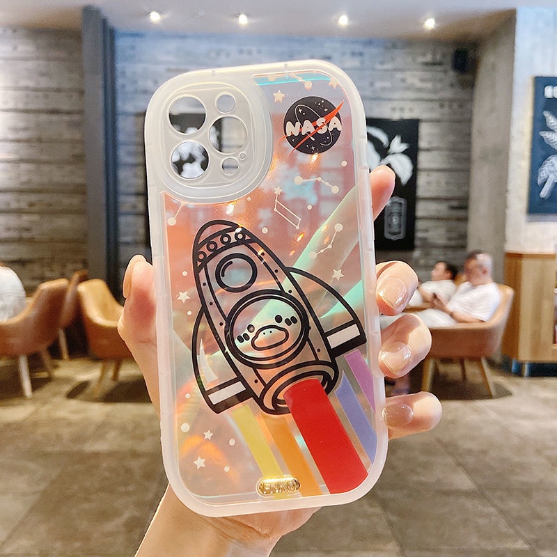 Case Desain Print Rocket Constallation Untuk IPhone 12 13 11 Pro Max X Xs Max Xr Erfd