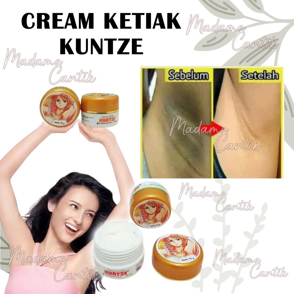 ✿ MADAME ✿ CREAM KETIAK KUNTZE BPOM / KREM KETIAK BPOM