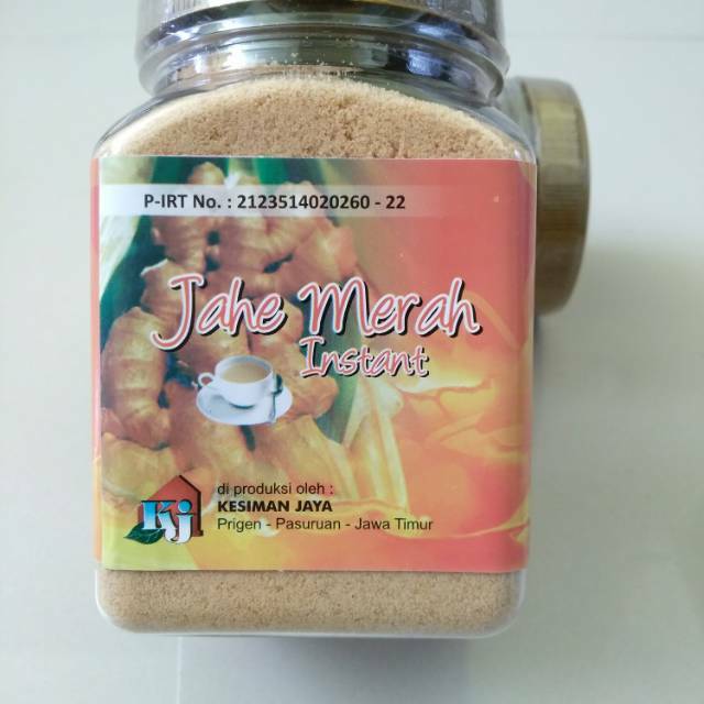 

Jahe Merah Instant Instan Jamu Herbal Tradisional Murah Alami 250gr 250g