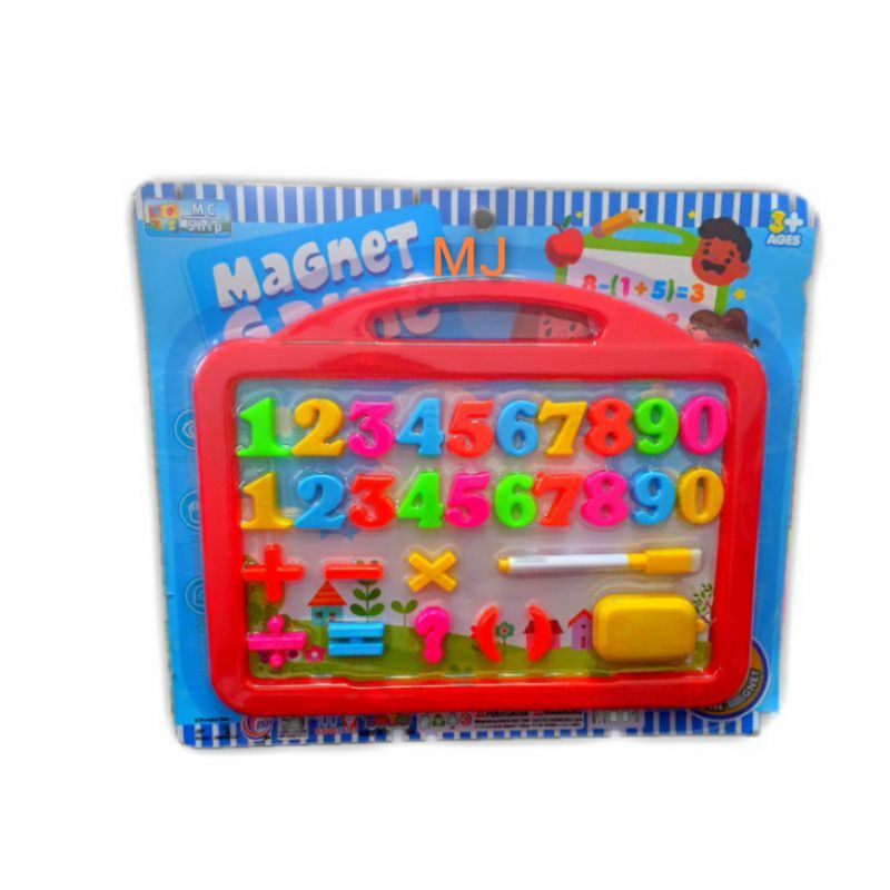 

PAPAN TULIS BELAJAR Magnetic game board ANGKA NUMBER MB 01