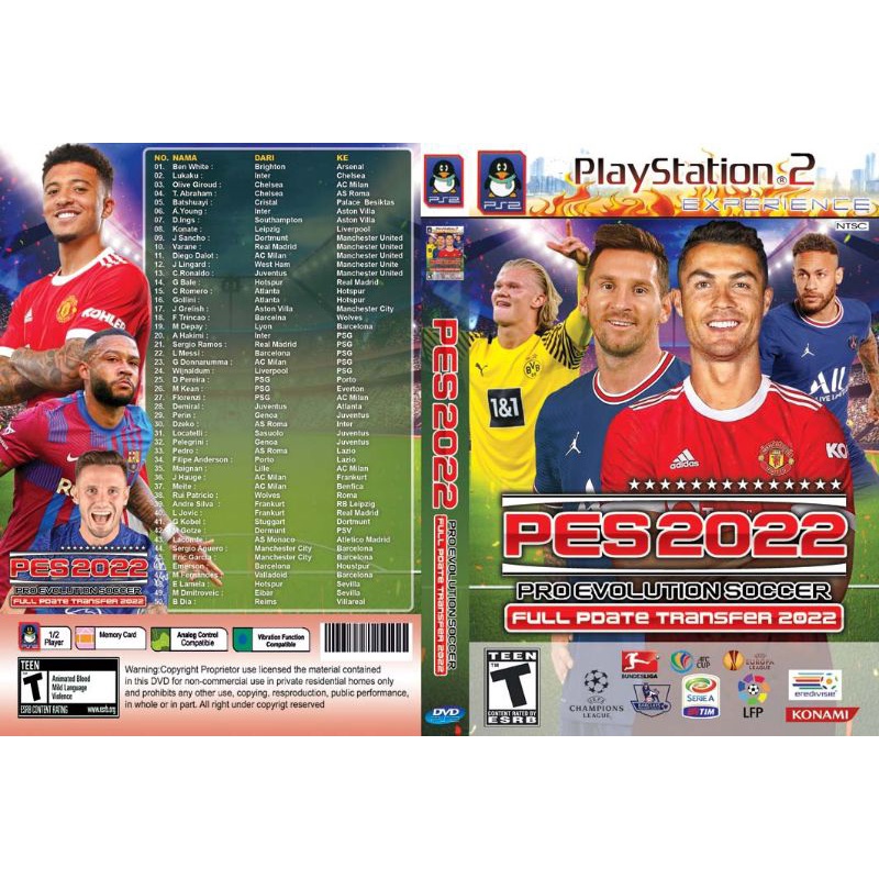 game ps2 PES 2022