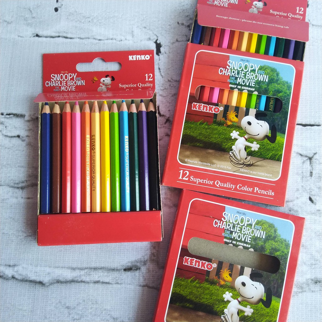 Pensil Warna Set 12 Warna Color Pencil-1