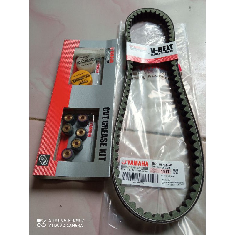 VAN BELT SET Yamaha MIO Lama MIO 2008 MIO SOUL Smile Original YAMAHA GENUINE PARTS YGP