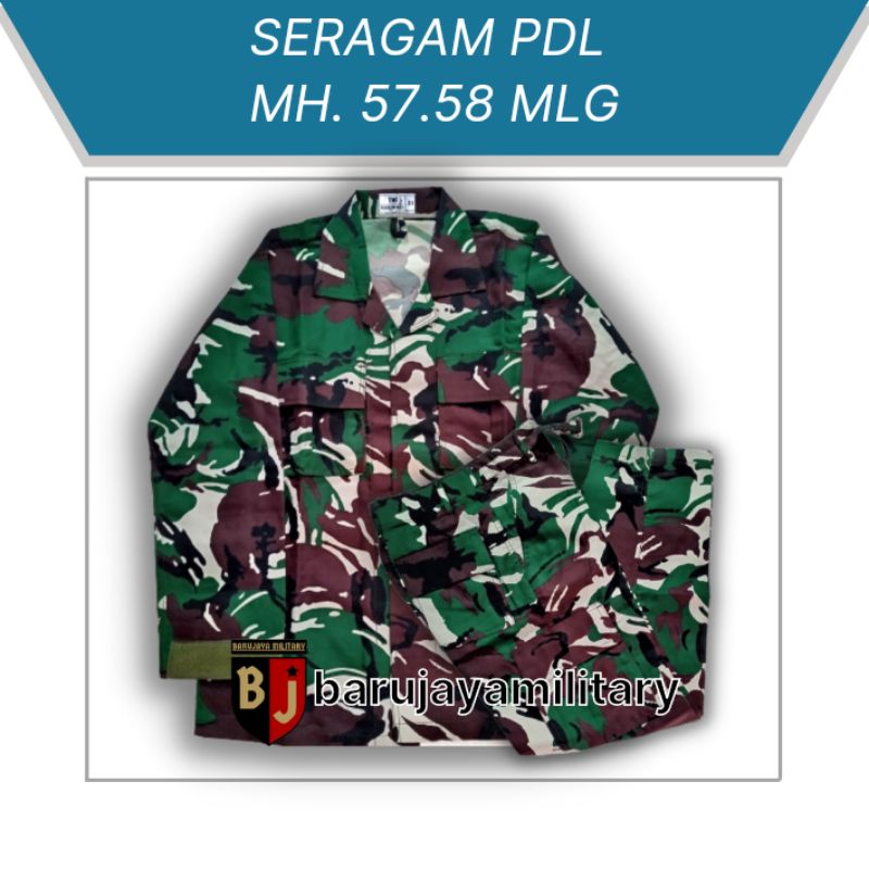 SERAGAM PDL TNI VELBED BAHAN WOOL SUPER HALUS TERMURAH