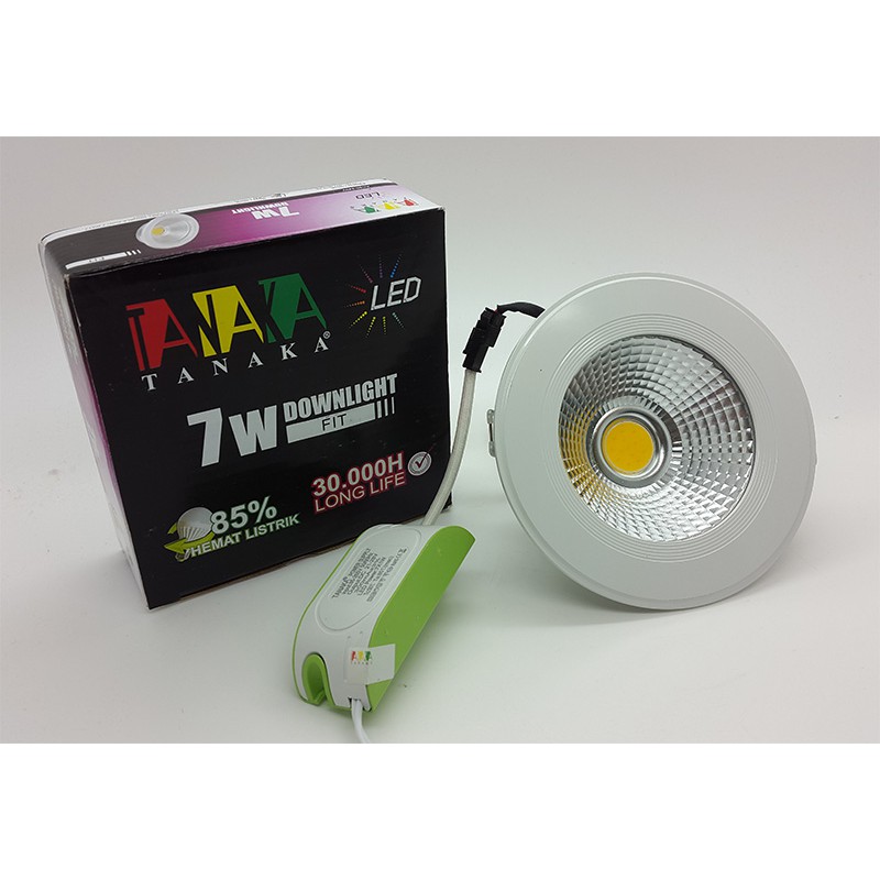 Lampu Ceiling Downlight LED COD 7 watt ( cahaya warm white )