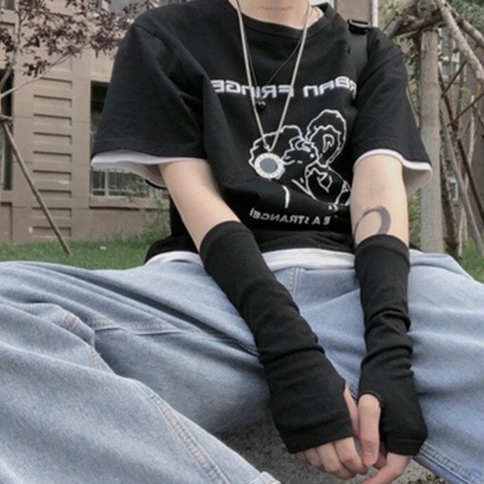 OSM JKT F495 Manset Jempol / Manset Tangan Wanita / Handsock Lembut Wanita / Kain-8