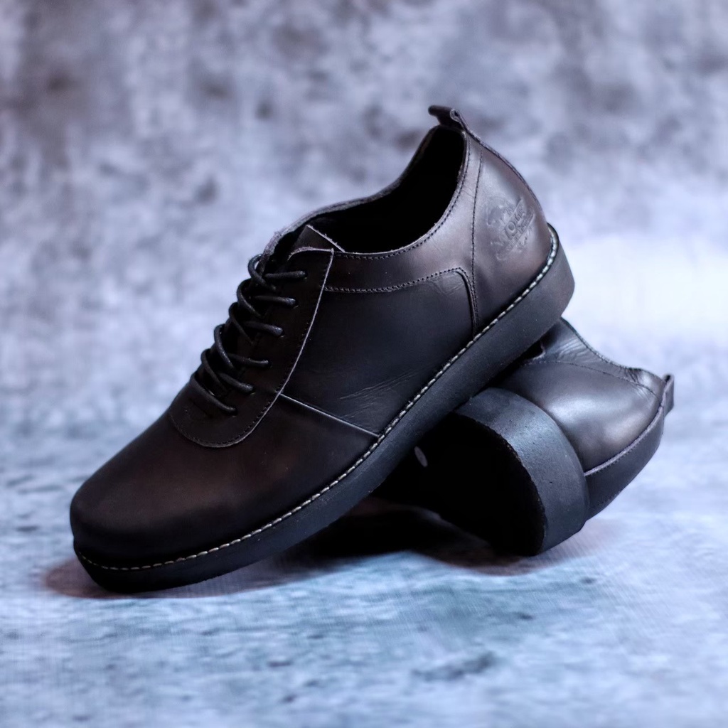 SEPATU FORMAL PRIA KULIT ASLI ORIGINAL CASUAL FORMAL SEKOLAH KULIAH BERKUALITAS - SEPATU OXFORD PRIA GURU PNS KERJA PESTA