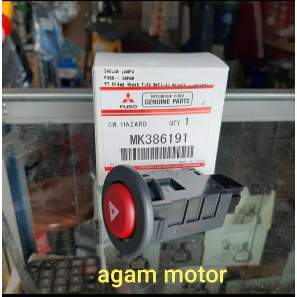 saklar tombol hazard Mitsubishi canter turbo original KTB Terjangkau