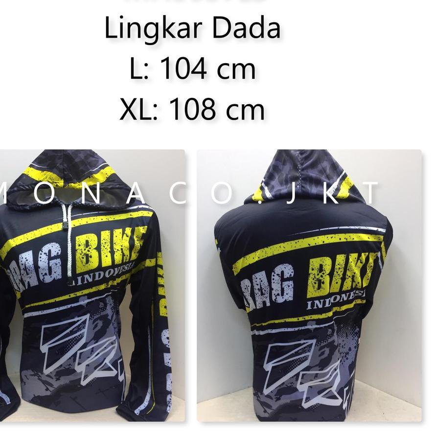◄ Jersey Hoodies Baju Balap Motor Cross Drag Bike Gaspol 201m ♥