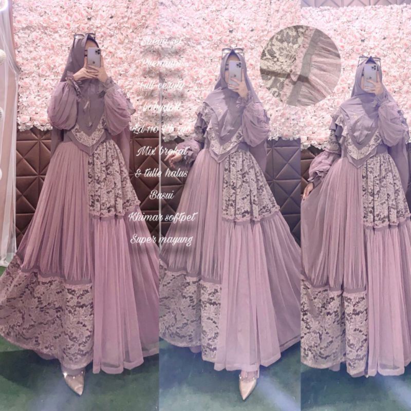 Sheza Series By Elzisha Label /sheva gamis set