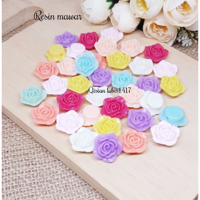 (20gr)Manik mawar dove soft pilih warna