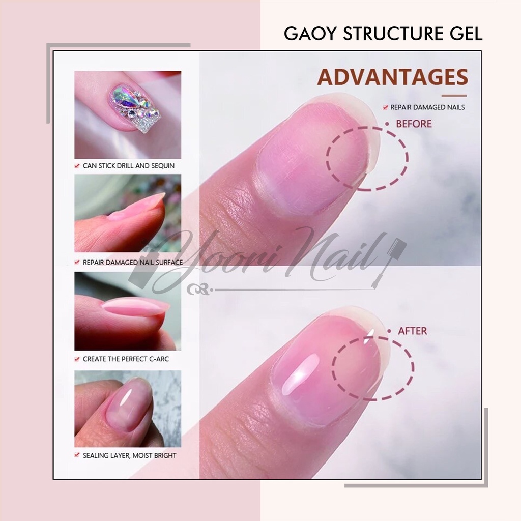 Gaoy Structure gel overlay nail polish gel structure gel