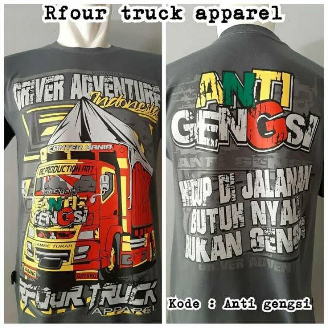 Foto Truk Anti Gosip Kartun livery truck anti gosip