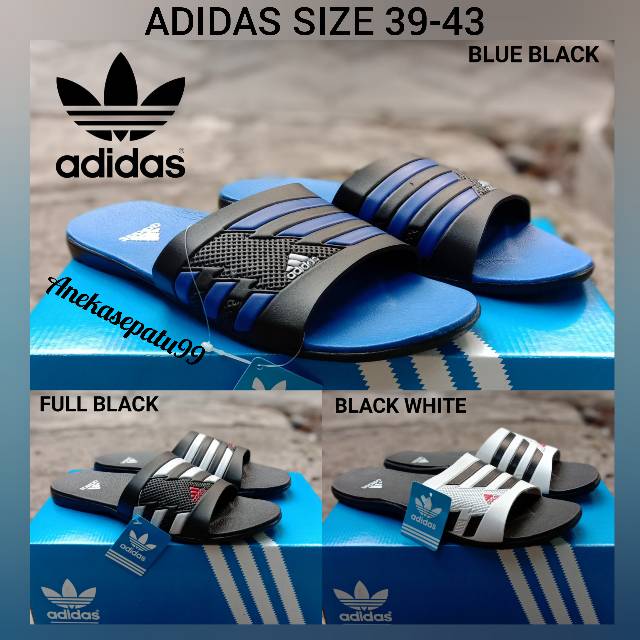 Sandal Adidas Selop - Sandal Sport - Sandal Santai Murah - Sendal Sandal Pria dan Wanita