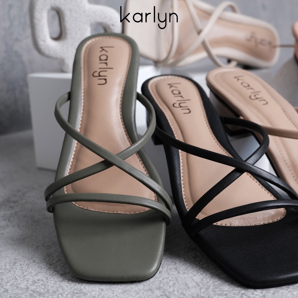 Karlyn Niki Sandal Heels Wanita 3cm